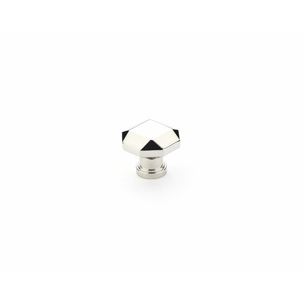 Schaub 1-1/4in Menlo Park Cabinet Knob Polished Nickel Finish - 531-PN