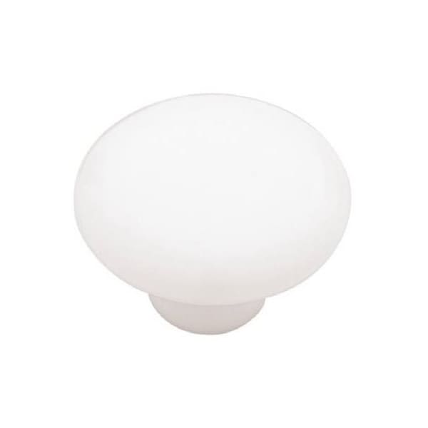 Brainerd Mfg/Liberty Hdw 112WHT Mushroom Knob - P95715H-W-C
