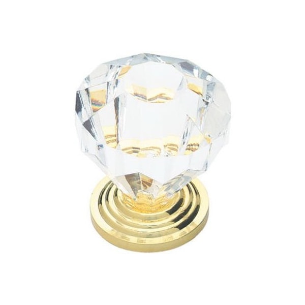 Brainerd Mfg/Liberty Hdw 114 CLR Faceted Knob - P30122C-CL-C5