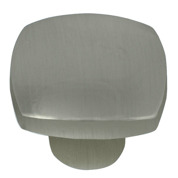 Laurey 1 1/2" Square Knob, Aventura, Satin Nickel - 74428
