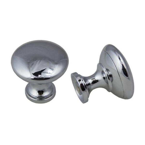 Crown 1-1/5" Island Cabinet Knob Polished Chrome Finish - CHK910HPC