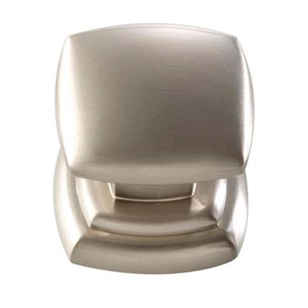 Gan Eden Square Knob, Satin Nickel - 1.25 in. - GA1786587