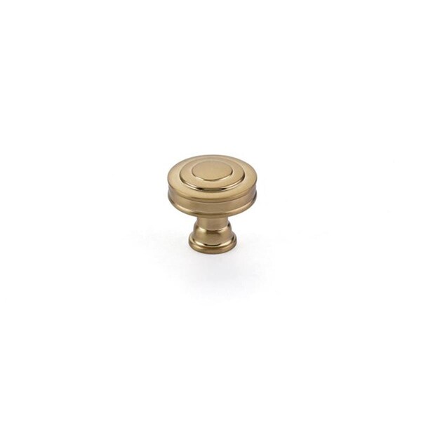 Patioplus 1.25 in. Glendon Cabinet Knob, Satin Brass - PA1629239