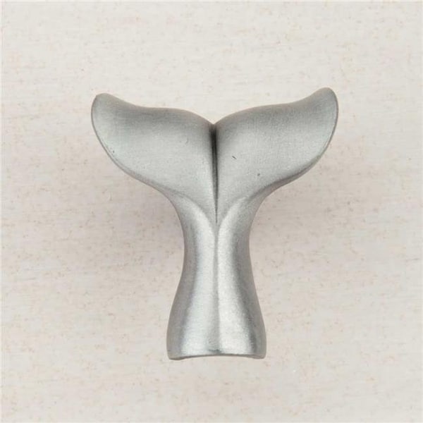Acorn Mfg Acorn Manufacturing DP6PP Artisan Collection DP6PP Whale Tail Knob; Antique Pewter - DP6PP