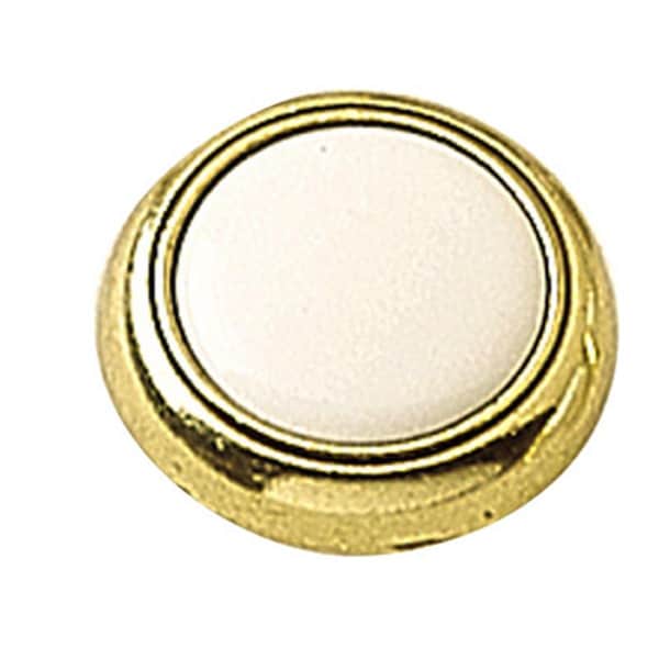 Hd Belwith Keeler Homestead 1.25 in. Cabinet Knob- Lancaster-White Ceramic Insert - BWP709 W