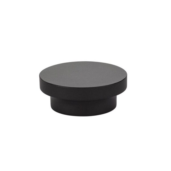 Patioplus 1.625 in. District Cabinet Knob, Flat Black - PA1636399