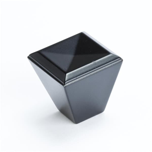 Hd Berenson 1.12 x 1.12 in. Knob Connections- Matte Black - BE4008 1055