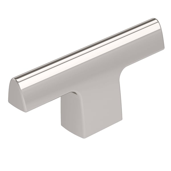 Amerock Riva 2-1/2 in 64 mm Length Polished Nickel Cabinet Knob - BP55361PN