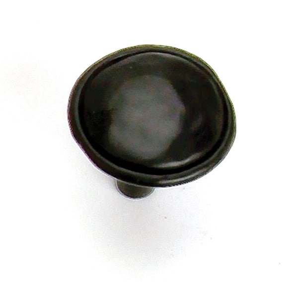 Grilltown 1.38 in. Merlot Knob - Iron Black - GR528542