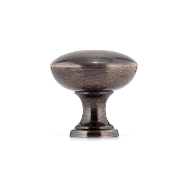 Richelieu 1 3/16 in (30 mm) Antique Copper Traditional Metal Cabinet Knob - BP2391230194