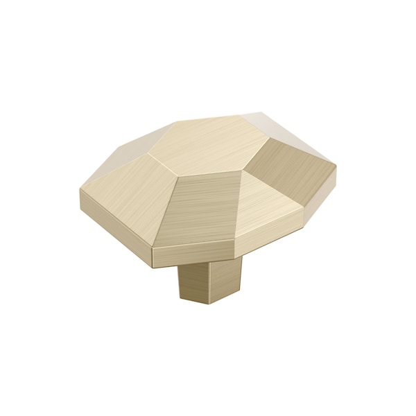 Amerock St. Vincent 1-5/8 inch 41mm Length Golden Champagne Cabinet Knob - BP36641BBZ