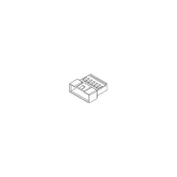 Encabezados y carcasa de cables Molex 2.50mm (.098) Pitch Conector de cable a cable, Marfil, 12 Circuitos - 351841200