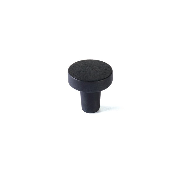 Schaub Turno 1-1/4in Round Cabinet Knob Black Bronze Finish - 211018-BB