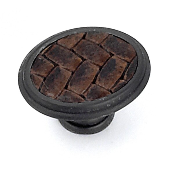 Perfectpatio 1.63 in. Oval Knob - Oil Rubbed Bronze - Brown - PE3207832