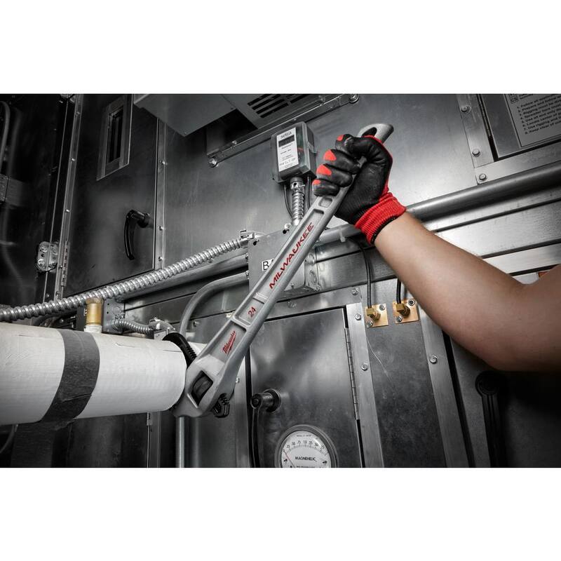 Llave de tubo compensada de aluminio de 24 pulgadas con cortador de tubos de cobre mini de 1 pulgada (2 piezas) - 48-22-7182-48-22-4251