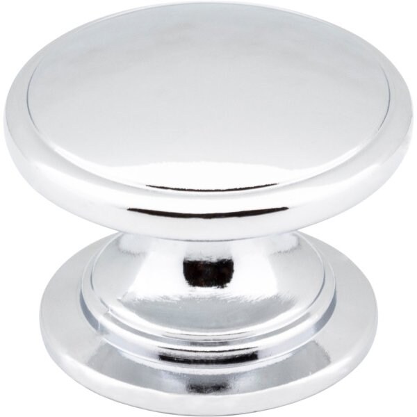 Jeffrey Alexander 1-1/4" Diameter Polished Chrome Durham Cabinet Knob - 3980-PC