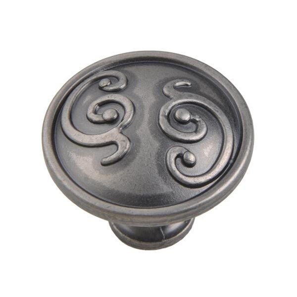 Camp Usa Roma Cabinet Knob Pewter 1.3 inch - CA3866471