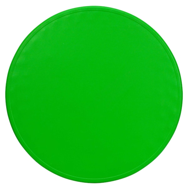 Flash Furniture Round Activity Table, 45 W, 45 L, 23.75 H, Plastic, Steel, Green - YU-YCX-005-2-ROUND-TBL-GREEN-GG