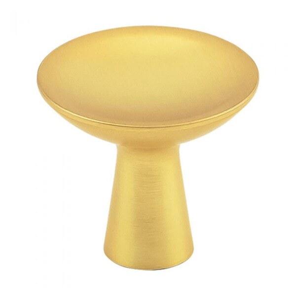 Gan Eden 1.25 in. Dia. Door Knob, Brushed Gold Bra - GA2248876