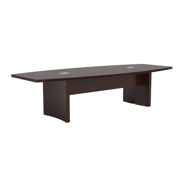 Mayline Rectangle Conference Table, 120 W, 48 L, 29.5 H, Wood Top, Mocha - ACTB10LDC