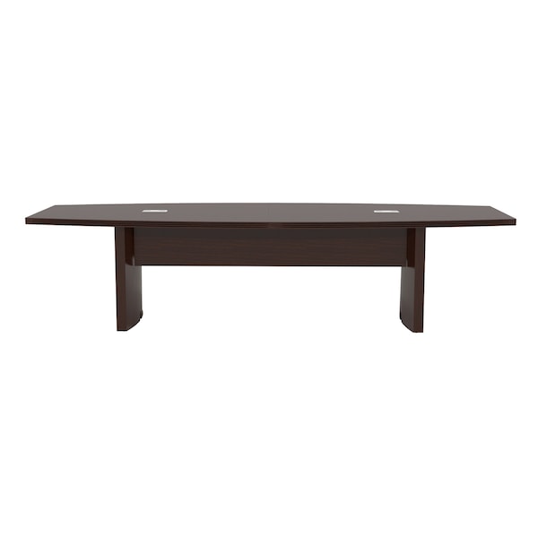 Mayline Rectangle Conference Table, 120 W, 48 L, 29.5 H, Wood Top, Mocha - ACTB10LDC