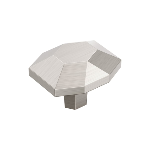 Amerock St. Vincent 1-5/8 inch 41mm Length Satin Nickel Cabinet Knob - BP36641G10