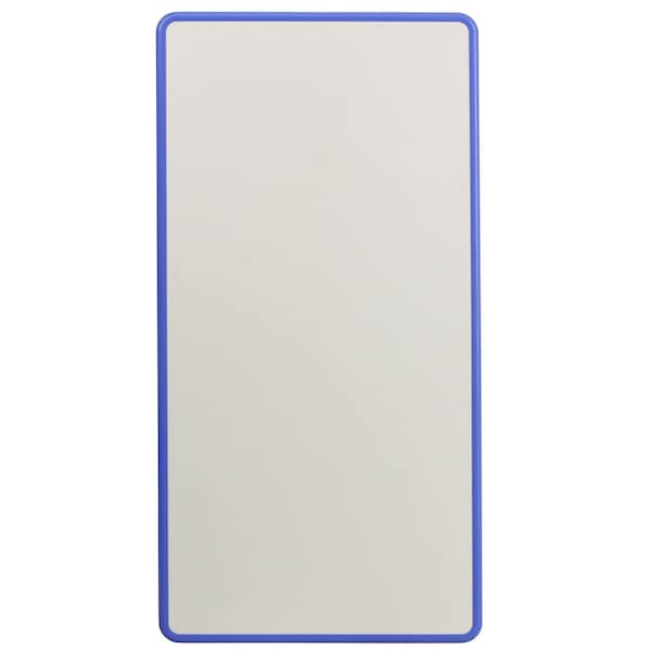 Flash Furniture Rectangle Preschool Table, Bl, 23.625" W x 47.25" L, 23.625 W, 47.25 L, 23.5 H, Plastic, Steel, Blue - YU-YCY-060-RECT-TBL-BLUE-GG
