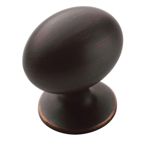 Hd Amerock 1.25 in. Knob- Oil Rubbed Bronze - A53018 ORB