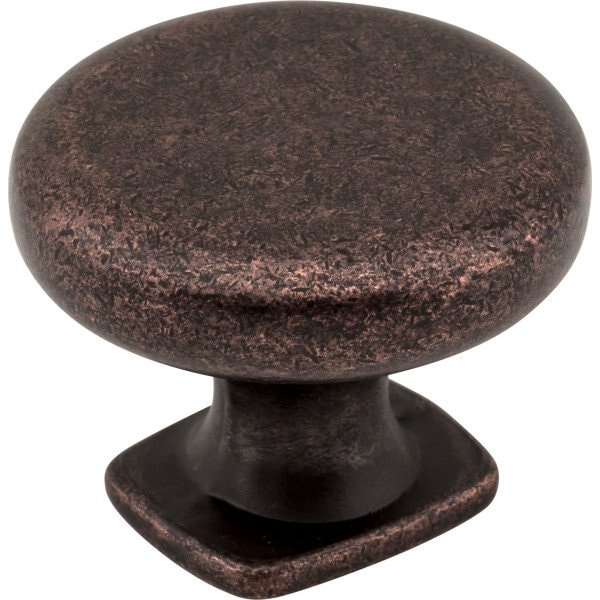 Jeffrey Alexander 1-3/8" Diameter Distressed Oil Rubbed Bronze Belcastel 1 Cabinet Knob - MO6303DMAC