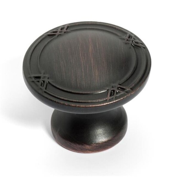 Dynasty Hardware Dynasty Hardware K-4001-12P Super Saver Ribbon & Reed Cabinet Knob; Venetian Bronze - K-4001-12P