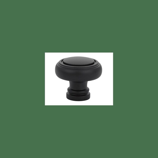 Patioplus 1.25 in. Norwich Cabinet Knob, Flat Black - PA2056082