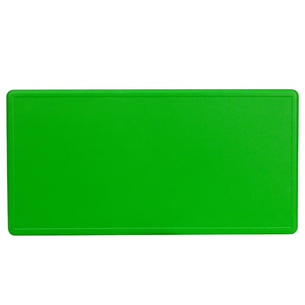 Flash Furniture Rectangle Activity Table, 24 W, 48 L, 23.75 H, Plastic, Steel, Green - YU-YCX-001-2-RECT-TBL-GREEN-GG