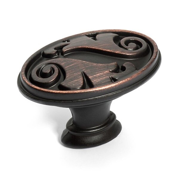 Dynasty Hardware Super Saver Oval Cabinet Knob Aged Oil Rubbed Bronze - K8109710B