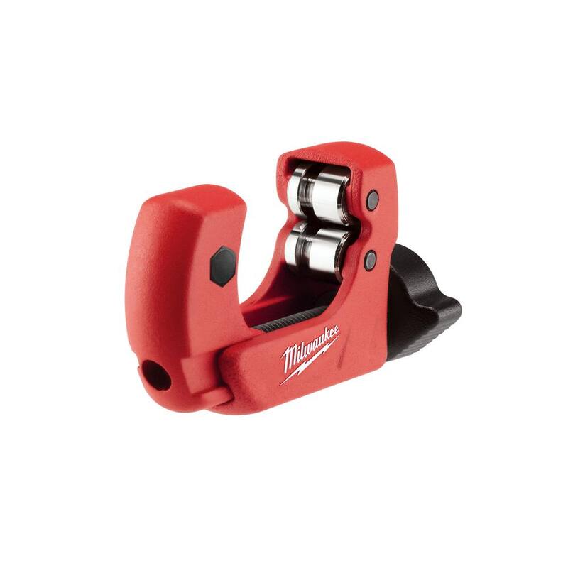 Llave de tubo de aluminio offset de 14 pulgadas de Milwaukee con cortatubos de cobre mini de 1 pulgada (2 piezas) - 48-22-7184-48-22-4251