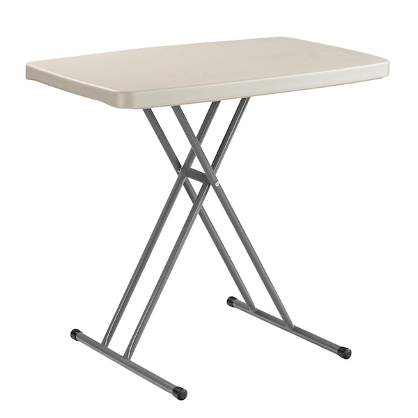 Basics By Nps Table, 20 W, 30 L, 13.5-27.75 H, Plastic Top, Grey - PT3020