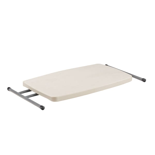 Basics By Nps Table, 20 W, 30 L, 13.5-27.75 H, Plastic Top, Grey - PT3020