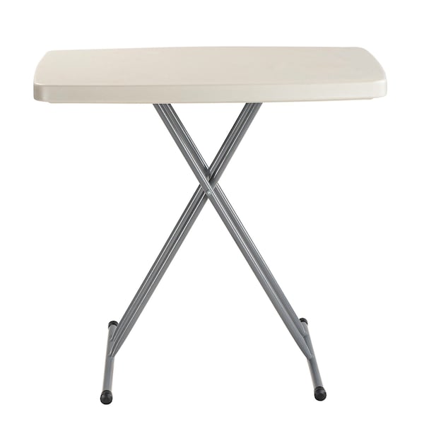 Basics By Nps Table, 20 W, 30 L, 13.5-27.75 H, Plastic Top, Grey - PT3020
