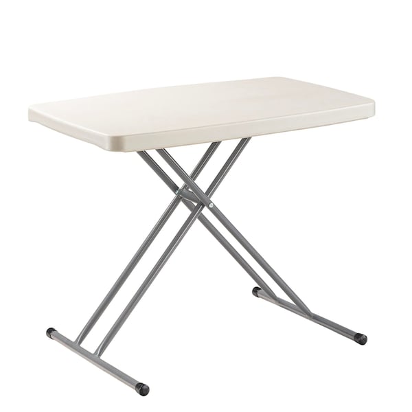 Basics By Nps Table, 20 W, 30 L, 13.5-27.75 H, Plastic Top, Grey - PT3020