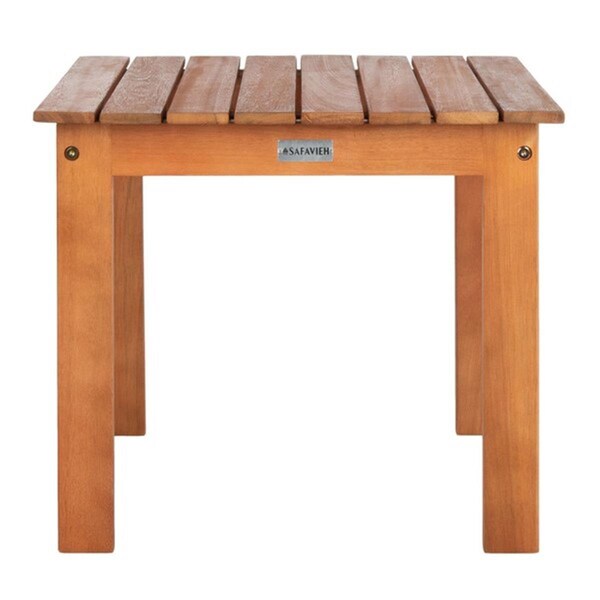 Safavieh 18.5 x 18.5 x 15.7 in. Randor Folding Table, Natural - PAT7059A