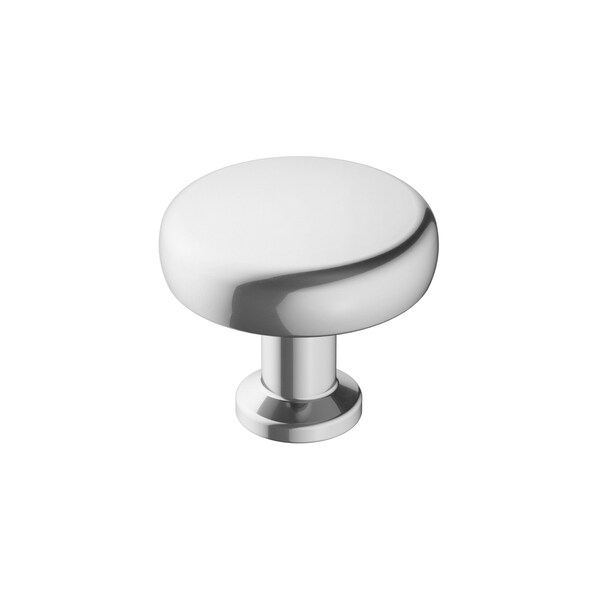 Amerock Factor 1-1/4 in 32 mm Diameter Polished Chrome Cabinet Knob - BP3678026