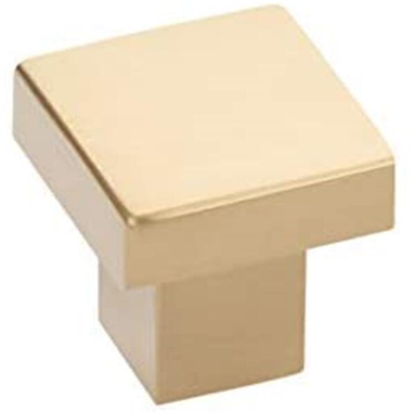 Patioplus 1.25 in. Hunter Cabinet Knob, Satin Brass - PA3232757