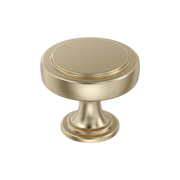 Amerock Exceed 1-1/2 inch 38mm Diameter Golden Champagne Cabinet Knob - BP36880BBZ