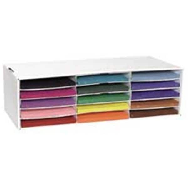 Pacon Corporation Pacon Corporation PAC001310 Construction Paper Storage- 15 Slots- 28-.75in.x13-.50in.x8-.50in. - PAC001310
