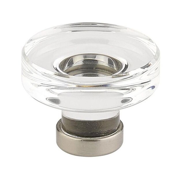 Patioplus 1.75 in. Grayson Crystal Knob Cabinet with Satin Nickel - PA3239540