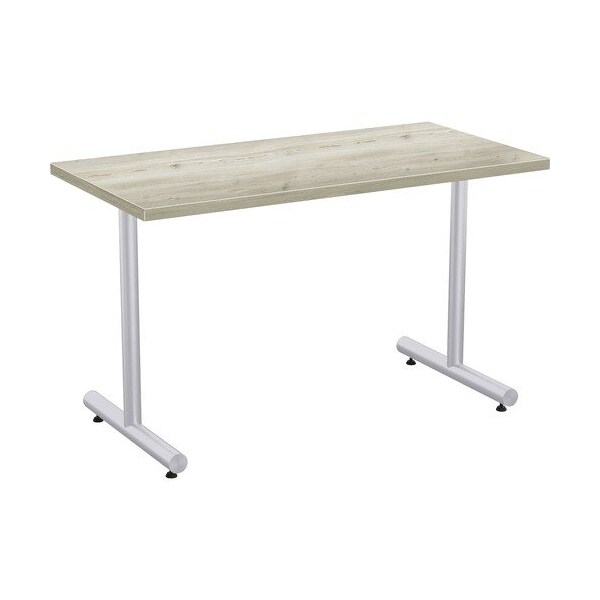 Special-T Table, Metallic Sand Base, 24inWx48inLx29inH, Aged Driftwood - SCTKING2448SAD