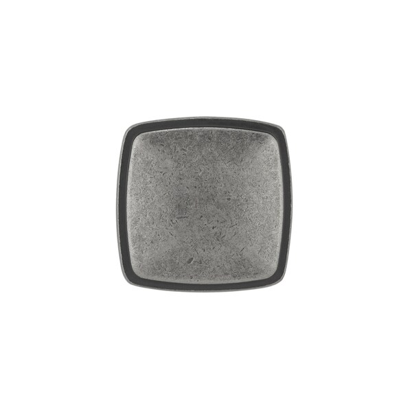 Richelieu Charlemagne Collection 1 7/32 in (31 mm) x 1 7/32 in (31 mm) Pewter Transitional Cabinet Knob - BP81091142