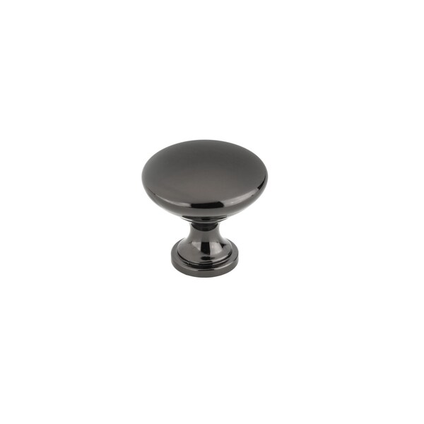 Richelieu 1 3/16 in (30 mm) Black Nickel Traditional Cabinet Knob - BP239123091