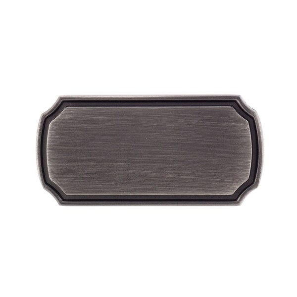 Richelieu 1 11/16 in. X 27/32 in. (43 mm x 21.1 mm) Antique Nickel Transitional Metal Cabinet Knob - BP77043143