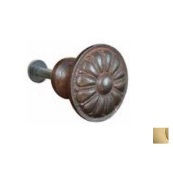 Ornatus Outdoors 88-761 Sun Burst Knob 32mm Faux Brass 32mm diameter - OR3008283