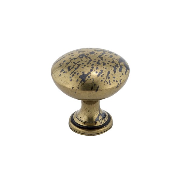 Richelieu 1 3/16 in (30 mm) Oxidized Brass Traditional Metal Cabinet Knob - BP2391230163